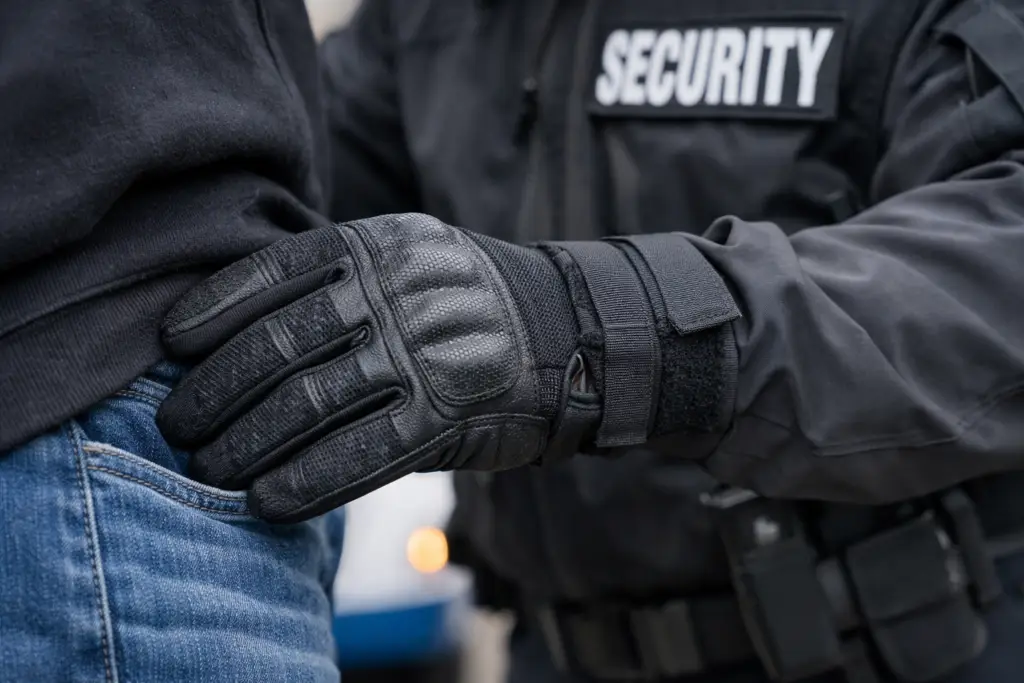 taktische handschuhe schnittfest bei einer Durchsuchung